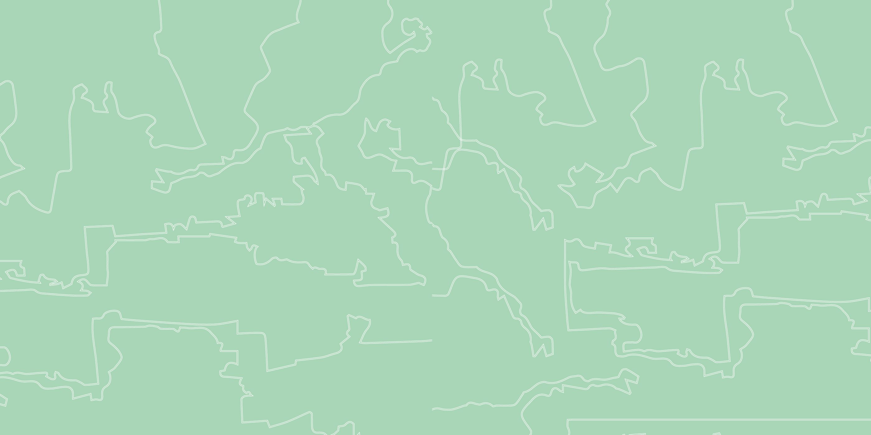 An outline of various states in the United States, against a light green background.