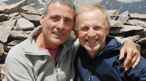 A photo of Ron Gebhardtsbauer and Greg Wright