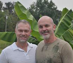 A photo of Tim Kee and Rick Wade