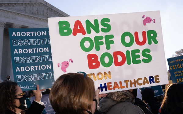 Bans Off Our Bodies Protest Sign