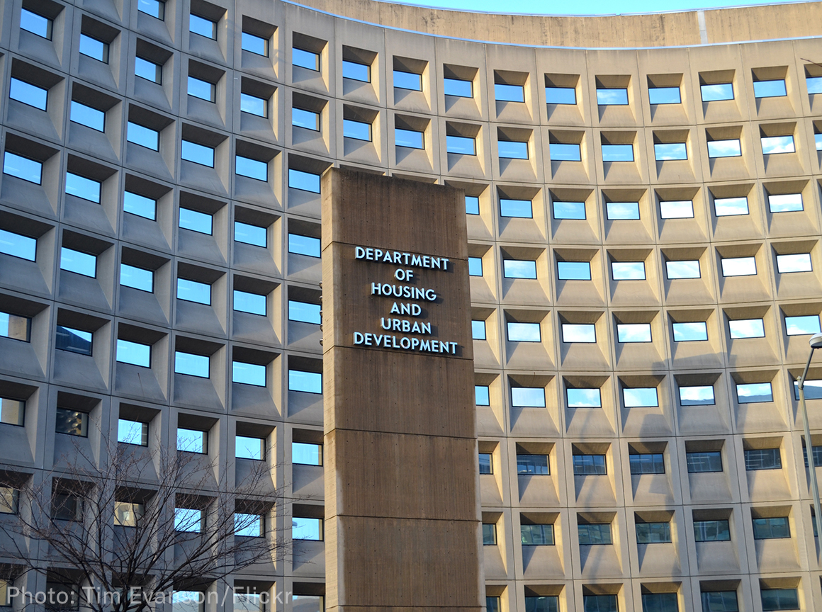 Exterior of the Department of Housing and Urban Development