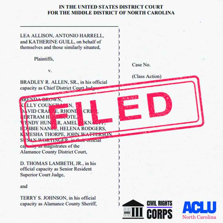 Image showing the case was filed