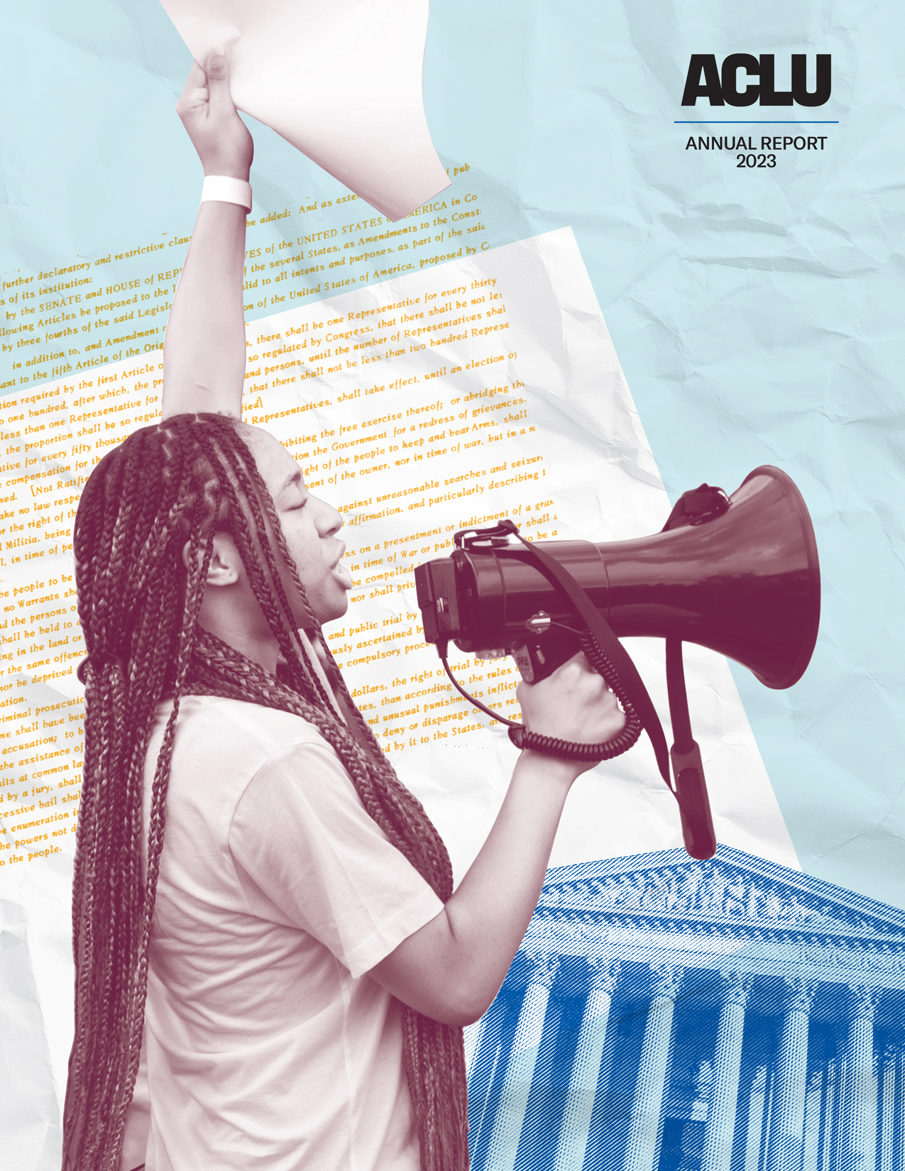 ACLU 2023 Annual report cover
